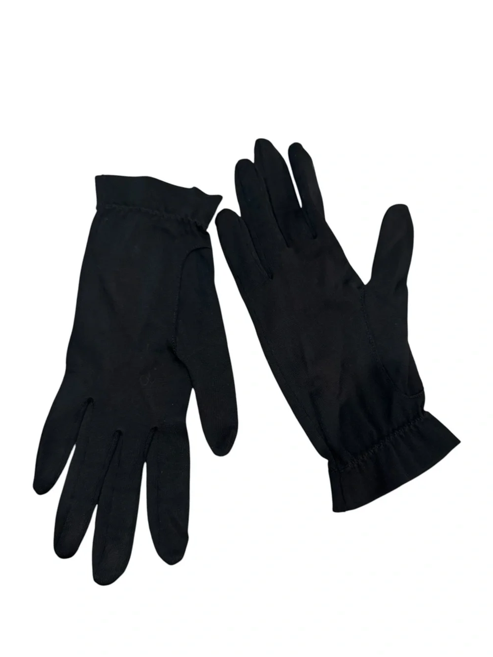 Vintage Classic Black Women's Dress Gloves Sz S